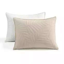 Online Kirklands Home Neutral Leaf Reversible 3-pc. Full/Queen Quilt Set