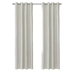 Sale Kirklands Home Neutral Light Filtering Curtain Panel, 95 in. Ivory