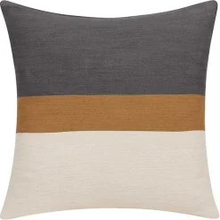 Discount Kirklands Home Neutral Modern Stripe Pillow