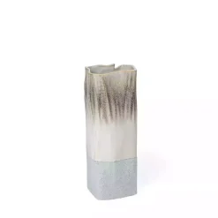 Discount Kirklands Home Neutral Ombre Ceramic Vase, 12 in.