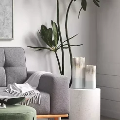 Discount Kirklands Home Neutral Ombre Ceramic Vase, 12 in.