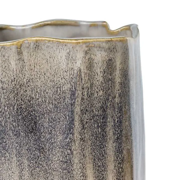 Discount Kirklands Home Neutral Ombre Ceramic Vase, 12 in.