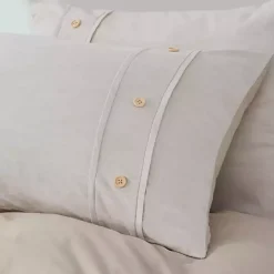 Best Kirklands Home Neutral Oversized 3-pc. King Duvet Cover Set Tan