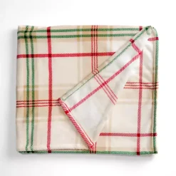 Best Kirklands Home Neutral Plaid Plush Throw