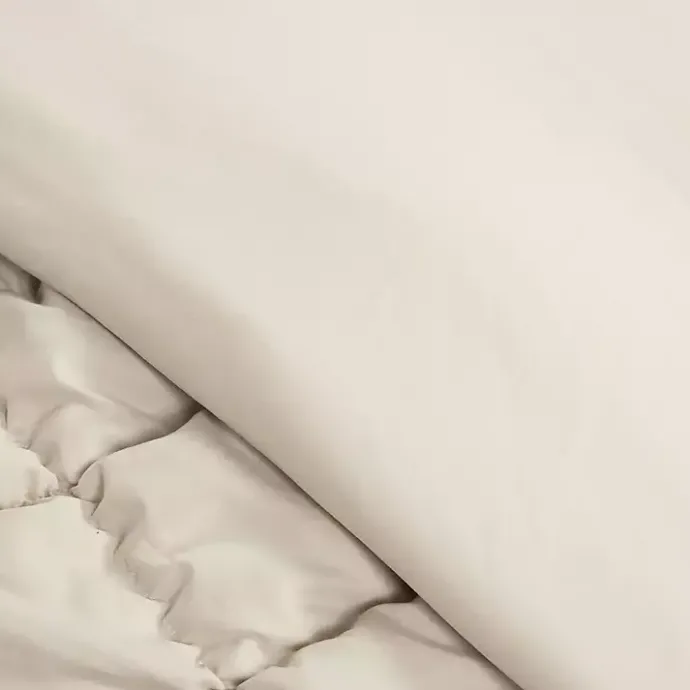 Best Kirklands Home Neutral Puff 3-pc. Full/Queen Comforter Set Tan