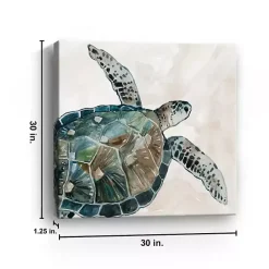 Clearance Kirklands Home Neutral Sea Turtle I Giclee Canvas Art Print