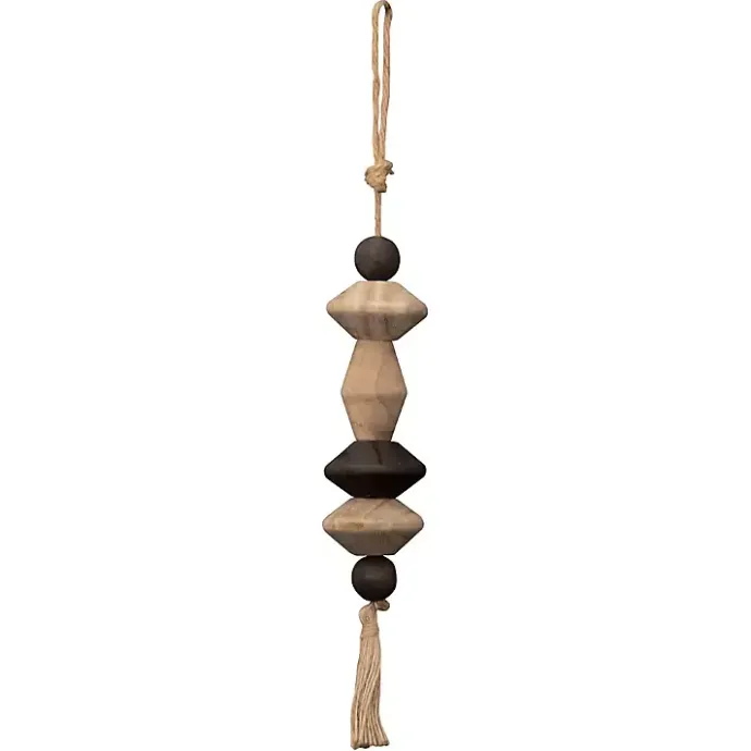 Best Kirklands Home Neutral Southwest Wood Bead Tassel