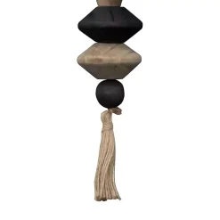Best Kirklands Home Neutral Southwest Wood Bead Tassel