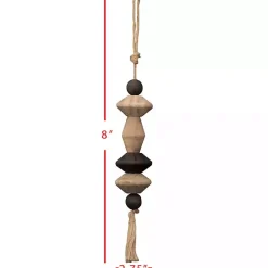 Best Kirklands Home Neutral Southwest Wood Bead Tassel