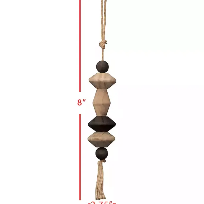Best Kirklands Home Neutral Southwest Wood Bead Tassel