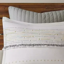 Outlet Kirklands Home Neutral Stripe King 3-pc. Comforter Set