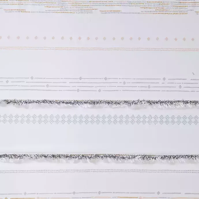 Discount Kirklands Home Neutral Striped Boho Cotton Shower Curtain