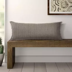 Online Kirklands Home Neutral Lumbar Pillow Tan