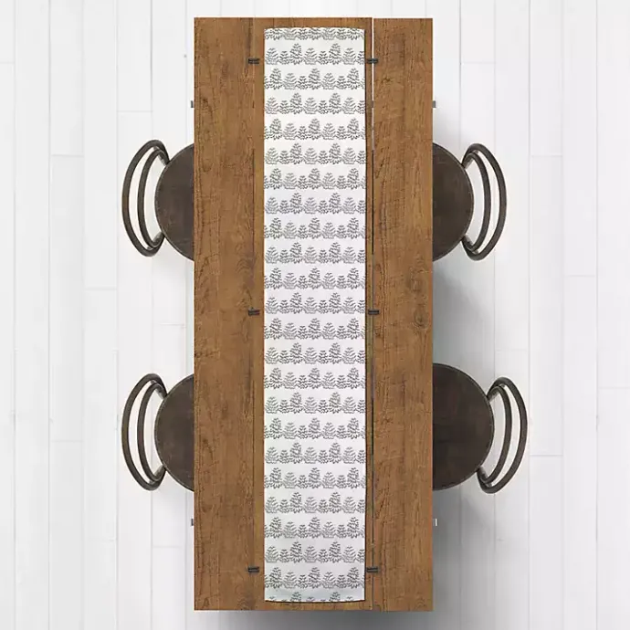 Sale Kirklands Home Neutral Tree Patterned Table Runner, 72 in.