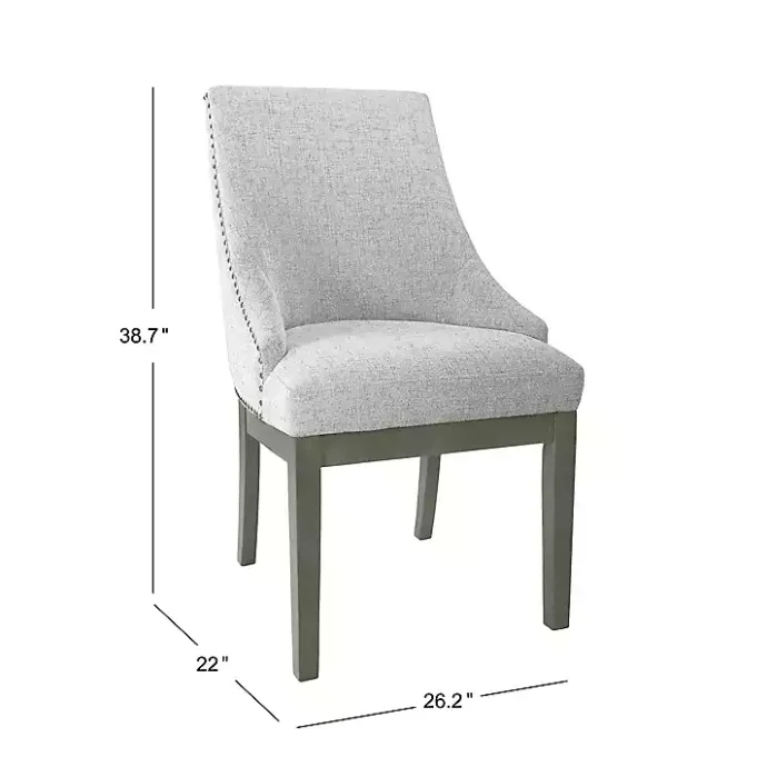Sale Kirklands Home Neutral Upholstered Barrel Dining Chair Multi