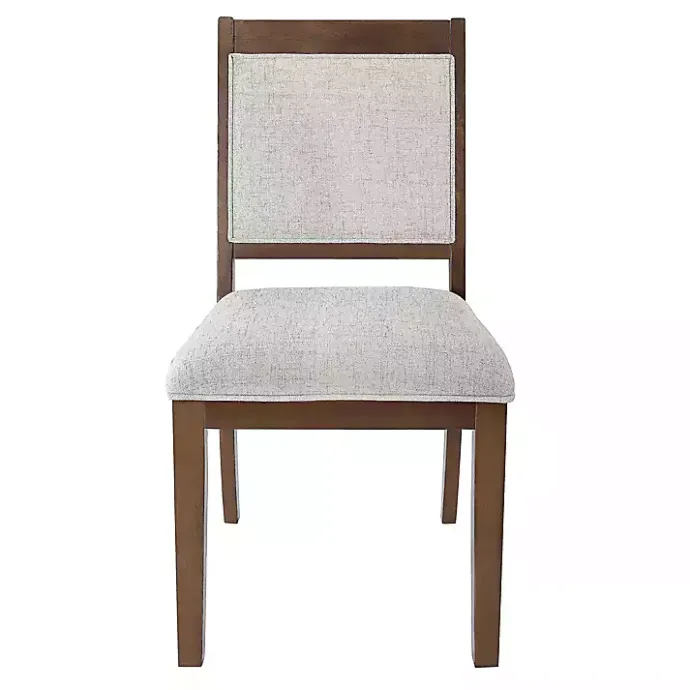 Discount Kirklands Home Neutral Upholstered Wood Frame Chairs, Set of 2 Multi
