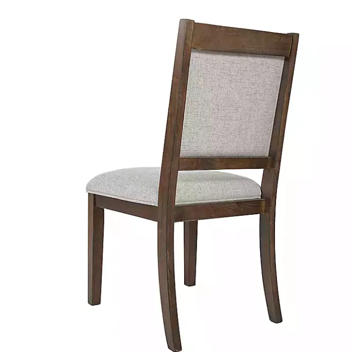 Discount Kirklands Home Neutral Upholstered Wood Frame Chairs, Set of 2 Multi