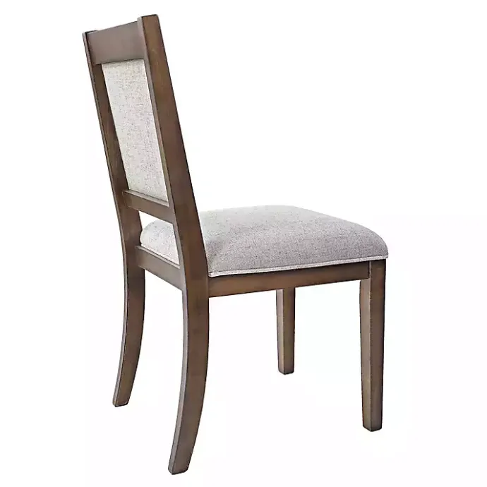 Discount Kirklands Home Neutral Upholstered Wood Frame Chairs, Set of 2 Multi