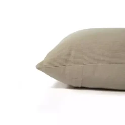 Hot Kirklands Home Neutral Velvet Corduroy Lumbar Pillow Tan