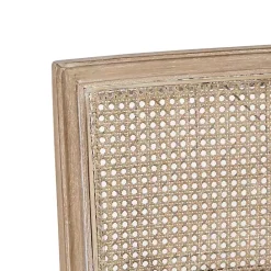 Sale Kirklands Home Neutral Woven Back Dining Chairs, Set of 2 Tan