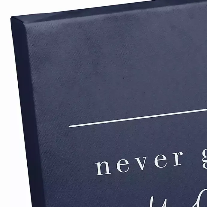 Online Kirklands Home Never Give Up on You Canvas Art Print Blue