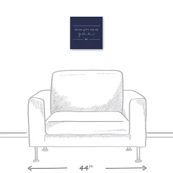 Online Kirklands Home Never Give Up on You Canvas Art Print Blue