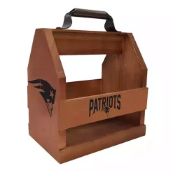 Hot Kirklands Home New England Patriots Wooden Condiment Caddy