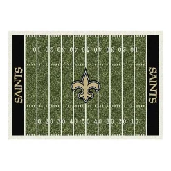 Sale Kirklands Home New Orleans Saints Home Field Area Rug, 6x8 Green