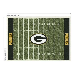 Best Kirklands Home NFL Green Bay Packers Home Field Area Rug, 6x8