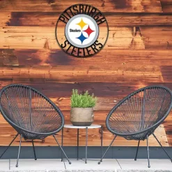 Best Kirklands Home NFL Pittsburgh Steelers Wrought Iron Wall Plaque