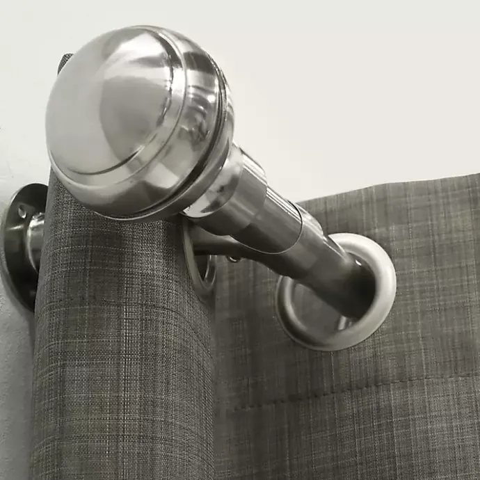Hot Kirklands Home Nickel Blackout Extendable Curtain Rod, 72 in.