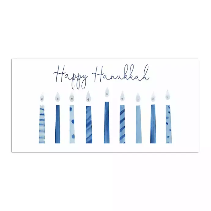 Hot Kirklands Home Nine Candles of Hanukkah Canvas Art Print