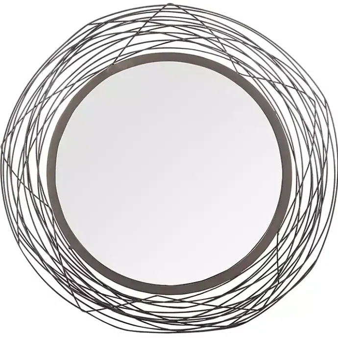 Best Kirklands Home Nixie Black Wire Wall Mirror