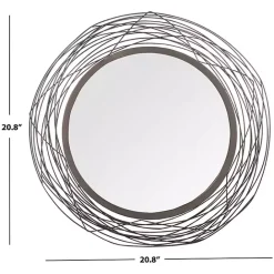 Best Kirklands Home Nixie Black Wire Wall Mirror