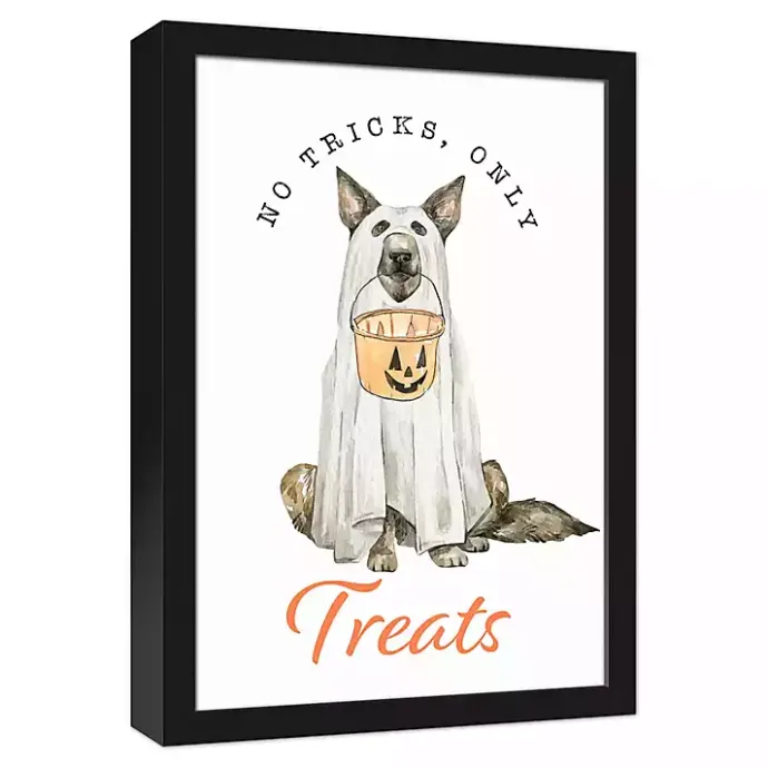 Hot Kirklands Home No Tricks, Only Treats Framed Canvas Art Print