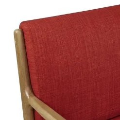 New Kirklands Home Nolan Mid-Century Modern Accent Chair Red