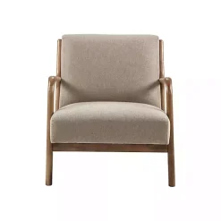 Clearance Kirklands Home Nolan Sand Mid-Century Accent Chair Tan