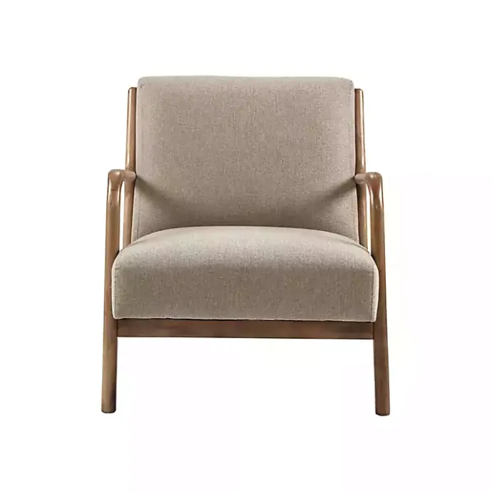 Clearance Kirklands Home Nolan Sand Mid-Century Accent Chair Tan