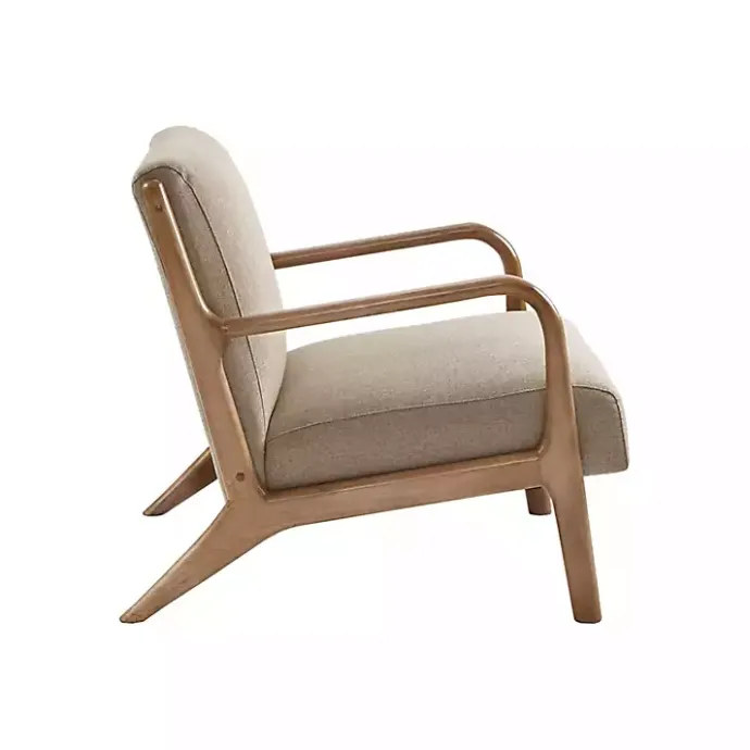 Clearance Kirklands Home Nolan Sand Mid-Century Accent Chair Tan