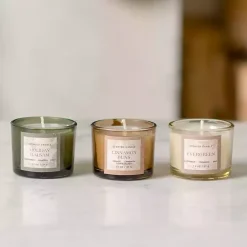 Discount Kirklands Home Norfolk Mini Votive Jar Candles, Set of 3
