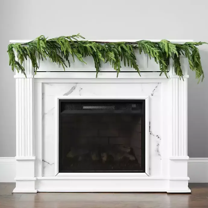 Clearance Kirklands Home Norfolk Pine Garland, 5 ft. Green