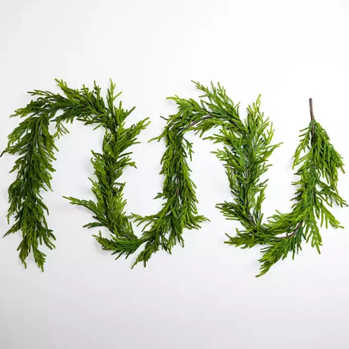 Discount Kirklands Home Norfolk Pine Natural Touch Garland, 15 ft. Green