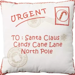 Clearance Kirklands Home North Pole Postcard Pillow