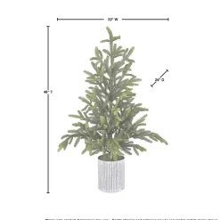 Online Kirklands Home Norway Spruce Potted Christmas Tree