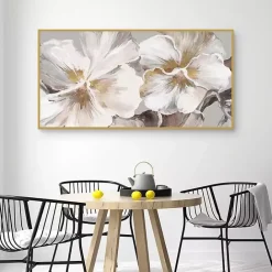 Kirklands Home Nostalgic Neutral Framed Canvas Art Print White