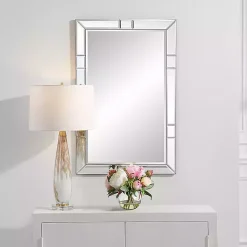Sale Kirklands Home Notched Bevel Rectangle Wall Mirror