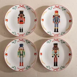 Hot Kirklands Home Nutcracker Salad Plates, Set of 4
