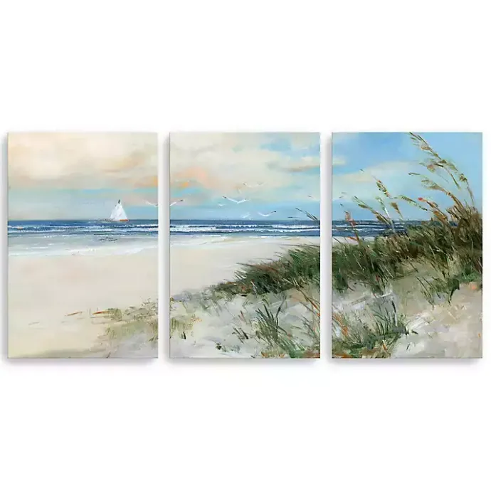 Kirklands Home Oak Island Sunrise Canvas Art Prints, 32x48