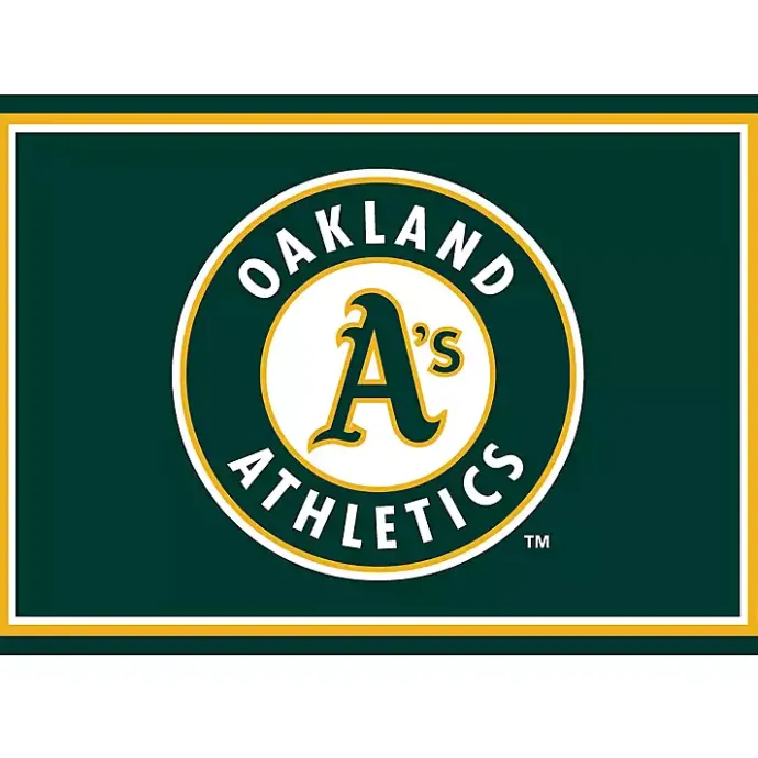 Best Kirklands Home Oakland Athletics Spirit Rug, 3x4