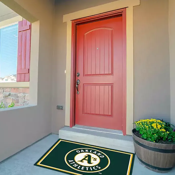 Best Kirklands Home Oakland Athletics Spirit Rug, 3x4